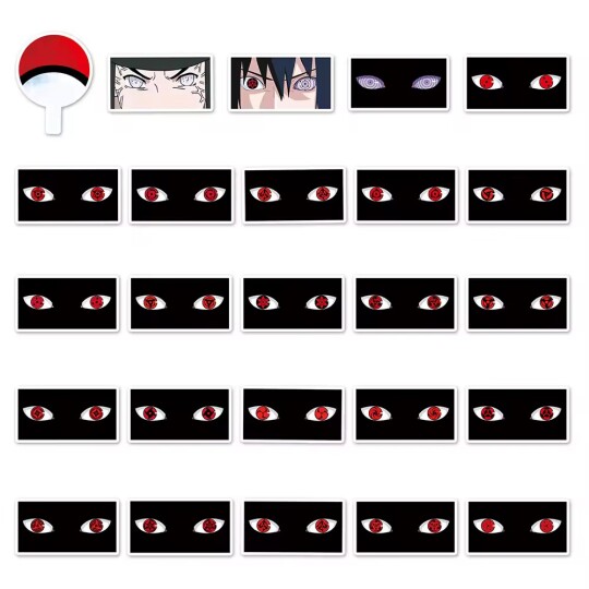 Image of Sharingan 10 стикери микс