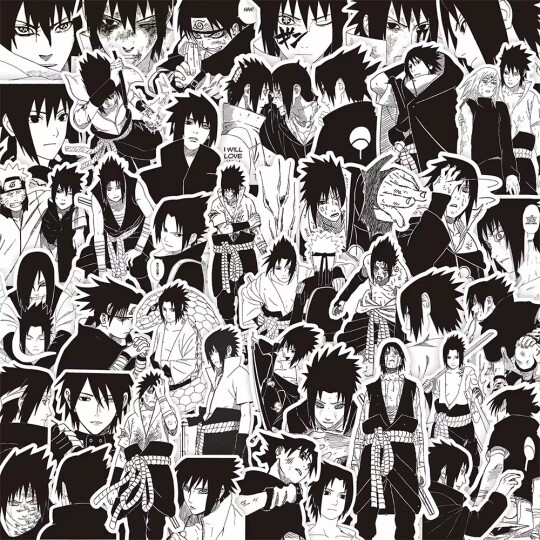 Image of Sasuke 10 стикери микс