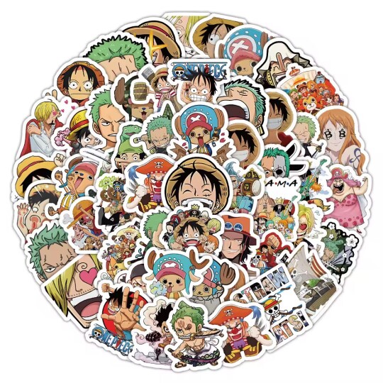 Image of One Piece 10 стикери микс