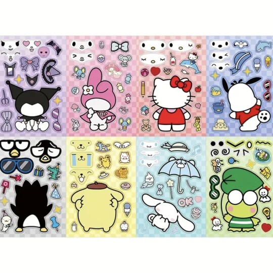 Image of Sanrio sticker sheets