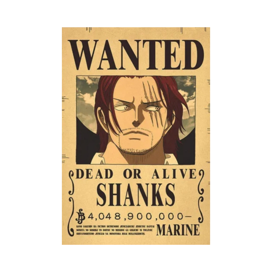 Image of Shanks Wanted постер