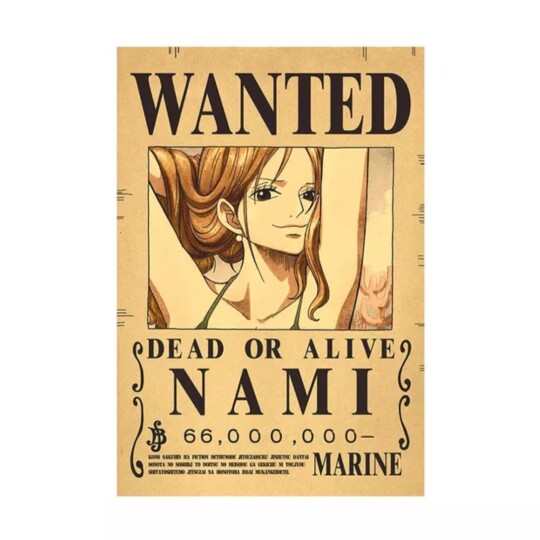 Image of Nami Wanted постер