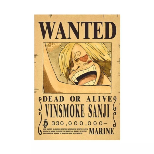 Image of Sanji Wanted постер