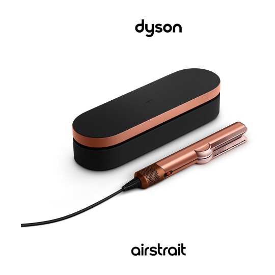 Image of DYSON AIRSTRAIT AMBER SILK/PINK CHAMPAGNE LIMITED EDITION преса за коса - 143343
