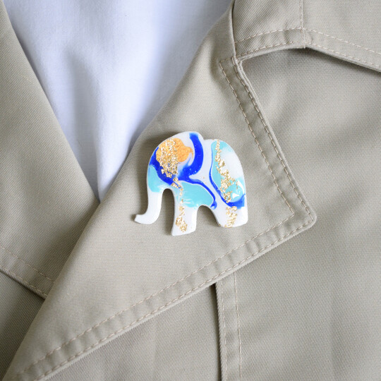 Image of Брош слон 1