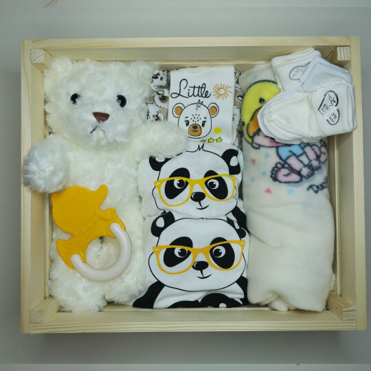 Image of White Panda 0-3-6
