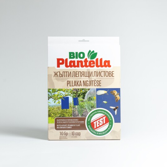 Image of Bio Plantella Сини Двострани плочи против инсекти за дрвја 10 pcs