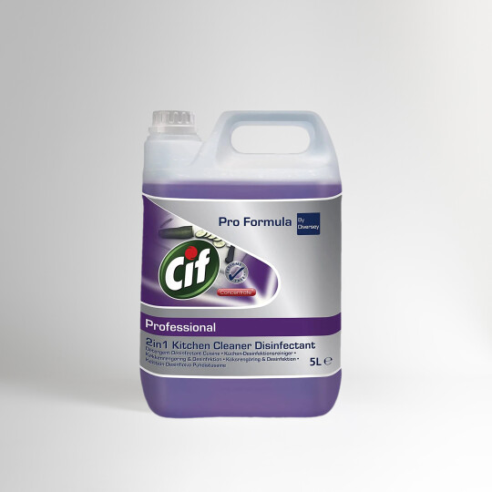 Image of Cif Professional 2in1 Disinfectant Concentrate Концентрирано средство за чистење и дезинфекција 5l