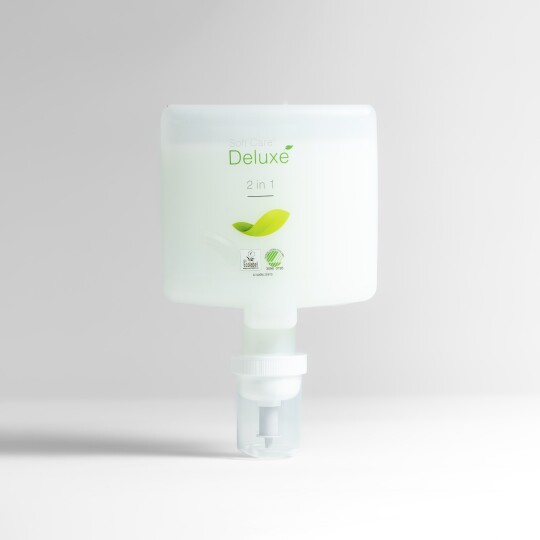 Image of Soft Care Deluxe 2in1 гел за коса, тело и раце 1,3l