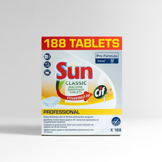 Image of Sun Cif Professional Таблети за машина за миење садови 188 pcs