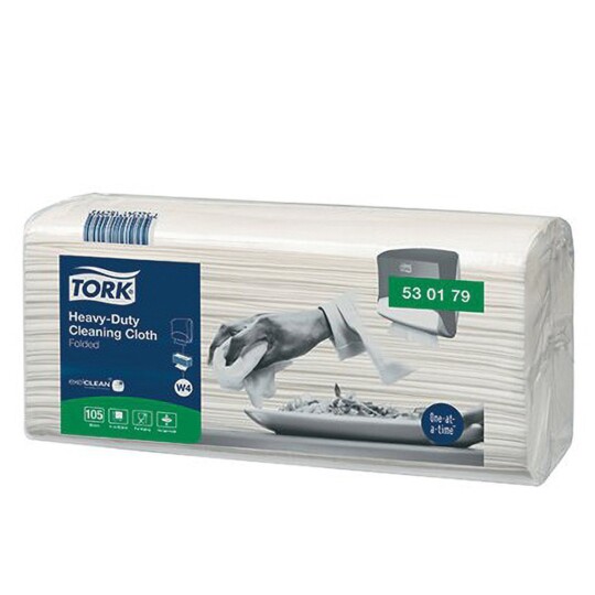 Image of TORK Heavy Duty Cleaning Cloth W4 крпа за чистење површини 105 pcs