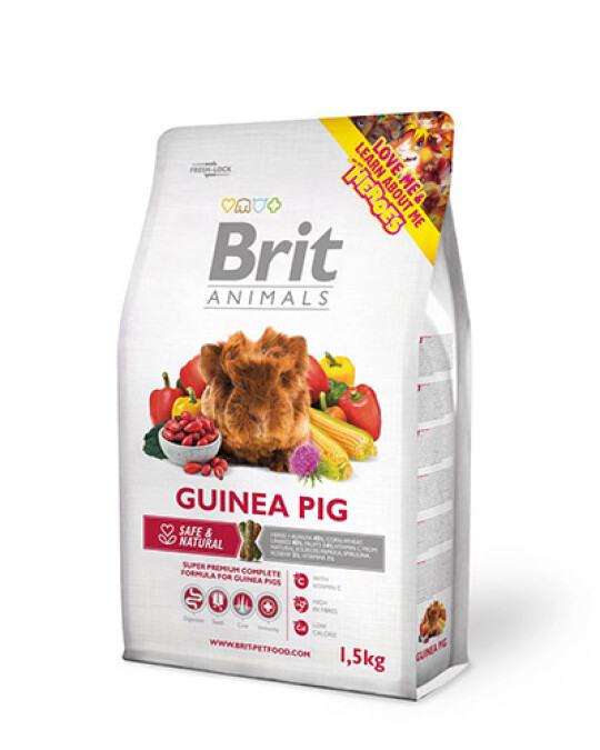 Image of Brit Animals GUINEA PIG Complete – Брит Суперпремиум храна за Морско прасе [Вреќа 1.5кг]