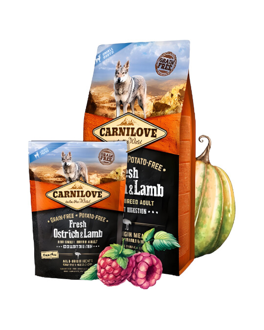 Image of Carnilove Mini Adult (Grain and potato free) – Свеж ној и јагне мини адулт [Вреќа 6кг]