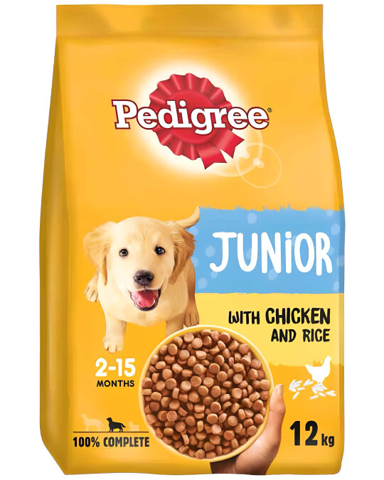 Image of PEDIGREE Junior Гранули со Пилешко и Зеленчук [Вреќа 12кг]