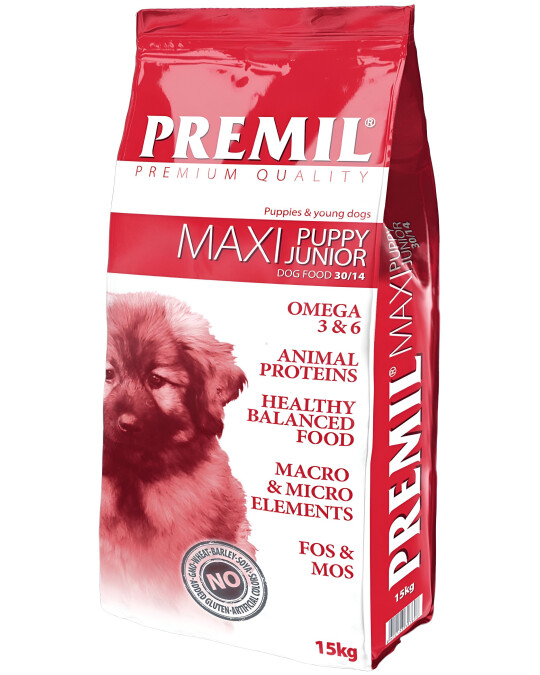 Image of Premil Premium Maxi Puppy-Junior [Вреќа 15кг]