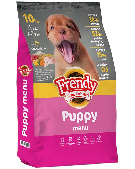 Image of Frendy Puppy Гранули со Мисиркино [Вреќа 10кг]