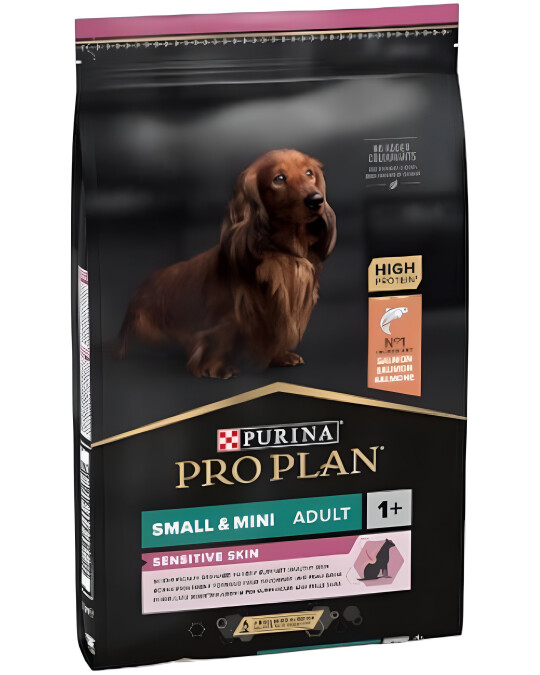 Image of Purina Pro Plan Small ADULT Sensitive Skin Гранули со Лосос [Вреќа 7кг]