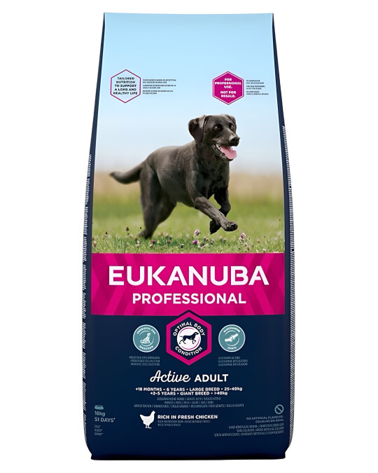 Image of Eukanuba Adult Large Breed Гранули со Пилешко и Зеленчук [Вреќа 18кг]