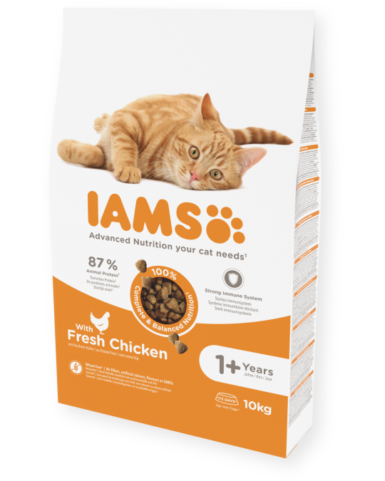 Image of IAMS Adult со свежо пилешко месо [Вреќа 10кг]