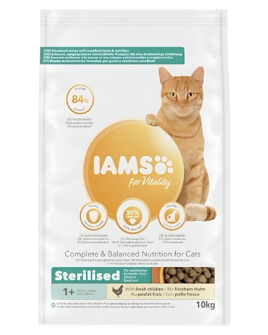 Image of IAMS Adult Sterilized Гранули со Пилешко [Вреќа 10кг]