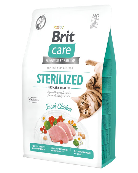 Image of Brit Care Sterilized Urinary health Гранули со Пилешко и зеленчук [Вреќа 7кг]