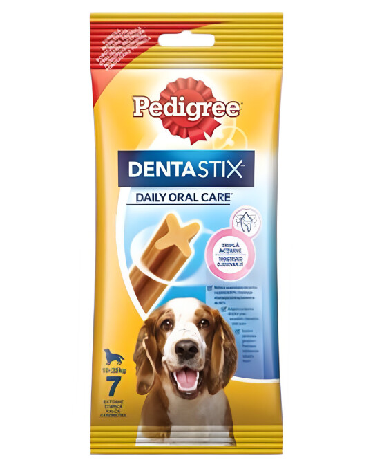 Image of Pedigree Dentastix Стапчиња со вкус на Пилешко [Кесичка 180гр]