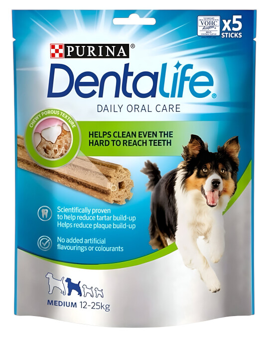 Image of Dentalife MEDIUM Стапчиња со вкус на Пилешко [Кесичка 115гр]