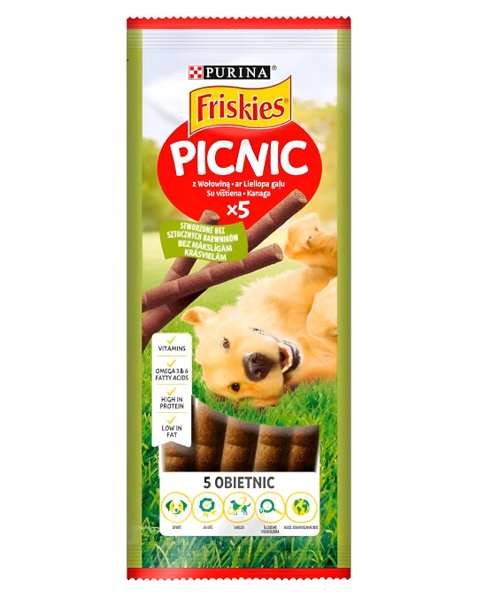 Image of Friskies Picnic Стапчиња со вкус на Говедско [Кесичка 42гр]