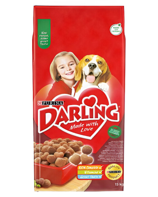 Image of Purina Darling Adult Крекери со Говедско и Пилешко [Вреќа 15кг]