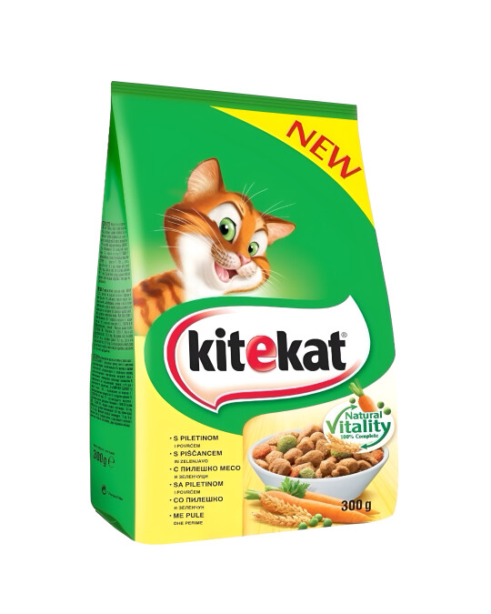 Image of KiteKat Гранули со Пилешко месо [Вреќа 300гр]