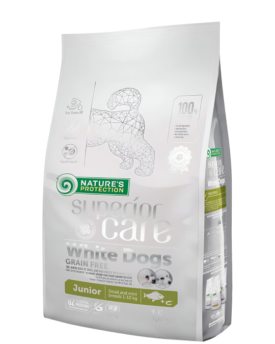 Image of NP Superior Care White Dogs Grain Free White Fish Junior [Вреќа 1,5кг]