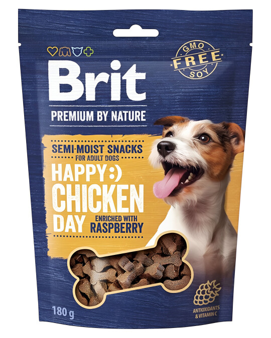 Image of Brit Premium Happy – Пилешко со малина [Кесичка 180гр]