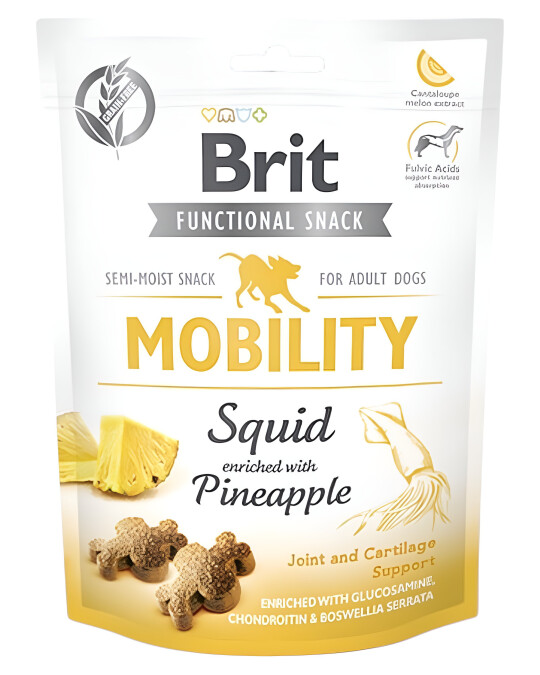 Image of Brit Care Dog Functional Snack Mobility Squid [Кесичка 150гр]