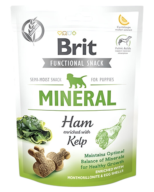Image of Brit Care Dog Functional Snack Mineral Ham for Puppies [Кесичка 150гр]