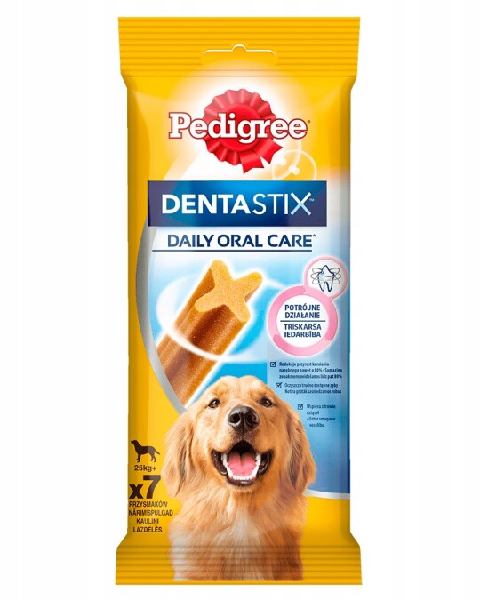 Image of Pedigree Dentastix Стапчиња со вкус на Пилешко [Кесичка 270гр]
