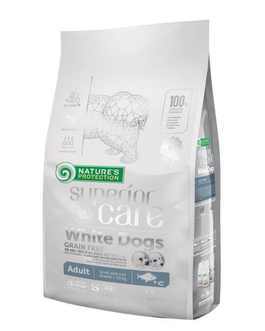 Image of NP Superior Care White Dogs Grain Free White Fish Adult Small [Вреќа 1,5кг]