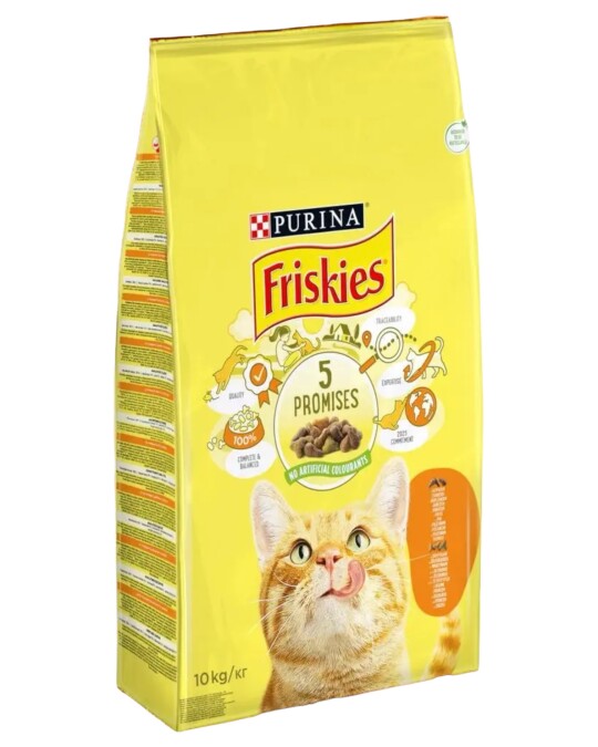 Image of Purina Friskies Adult Гранули со Пилешко и зеленчук [Вреќа 10кг]