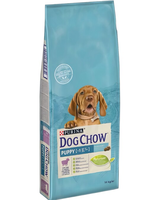 Image of Purina Dog Chow PUPPY Гранули со Јагнешко [Вреќа 14кг]