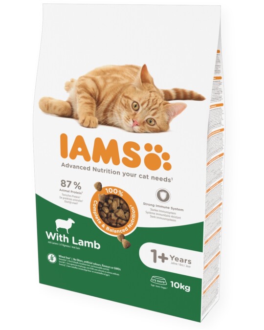 Image of IAMS Adult Lamb Гранули со Јагнешко [Вреќа 10кг]