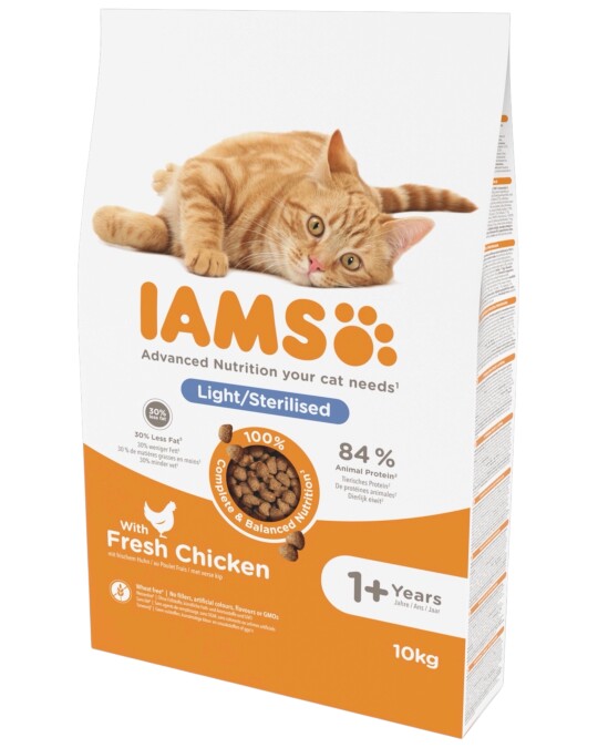 Image of IAMS Adult Light / Sterilized Fresh Chicken [Вреќа 10кг]