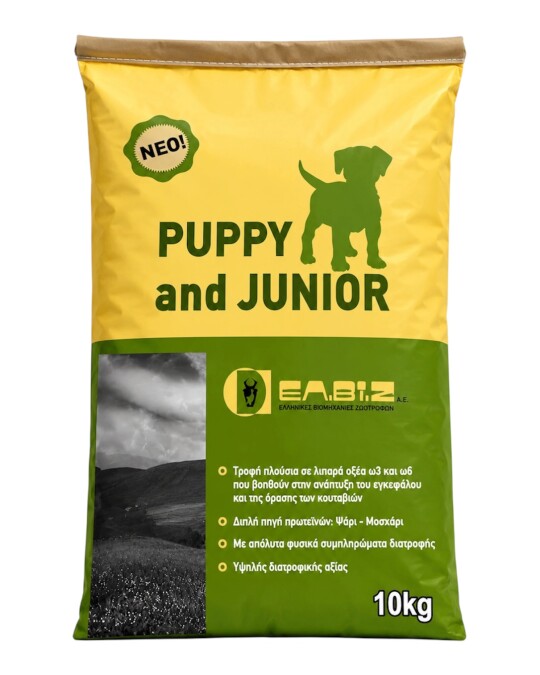 Image of Elvi Puppy and Junior [Вреќа 10кг]