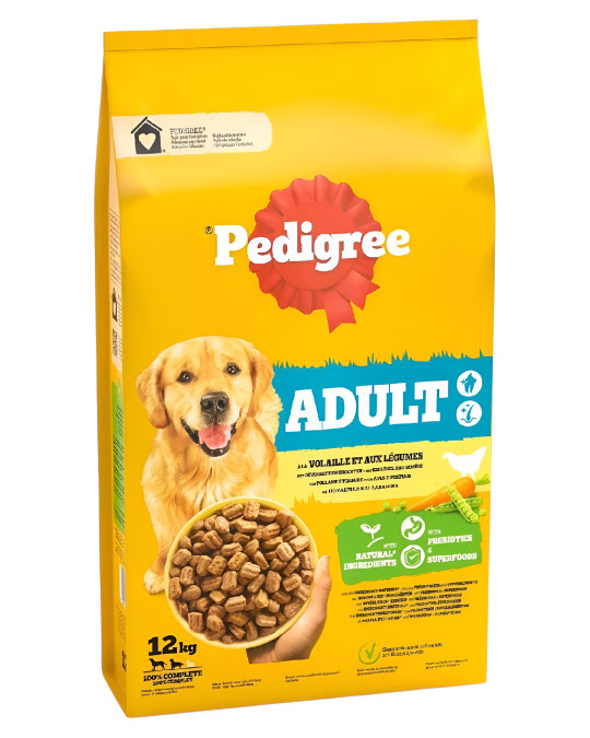 Image of PEDIGREE ADULT Крекери со Пилешко и Зеленчук [Вреќа 12кг]