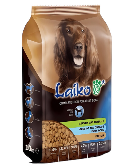 Image of Laiko Гранули со Пилешко месо и Црн дроб [Вреќа 10кг]