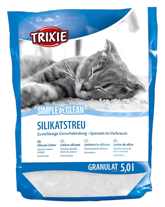 Image of Trixie Simple’n’Clean Silicate Litter [Вреќа 5л]