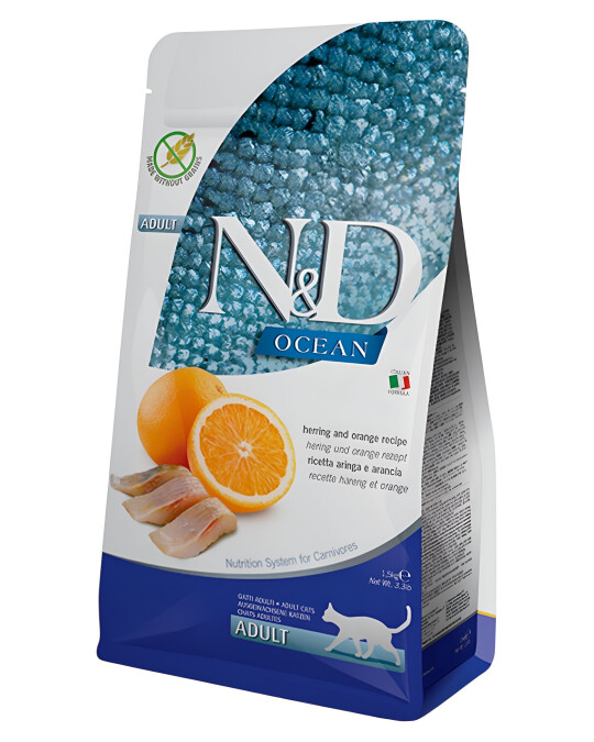 Image of N&D Herring & Orange Adult [Вреќа 10кг]