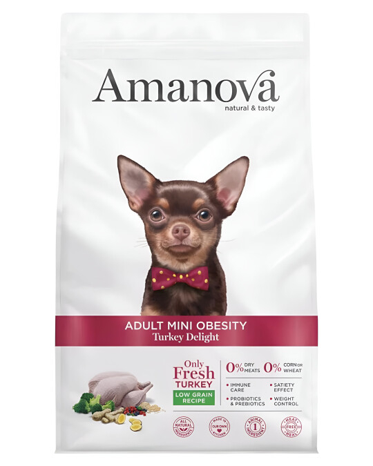 Image of Amanova Adult Mini Obesity – Turkey Delight [Вреќа 7кг]