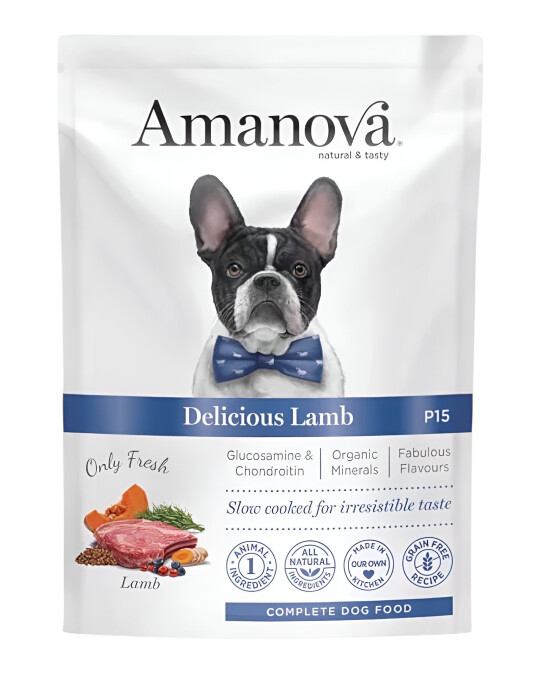 Image of Amanova Pouch Adult Delicious lamb [Кесички 12x100гр]