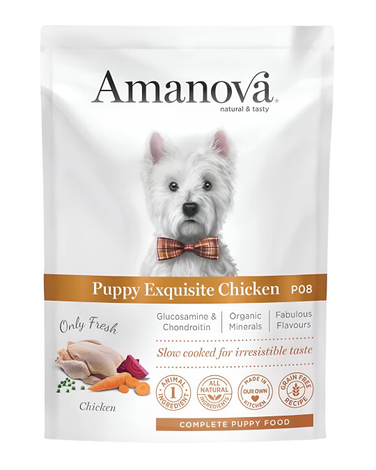 Image of Amanova Pouch Puppy Exquisite Chicken [Кесички 12x100гр]