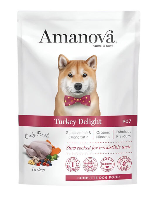 Image of Amanova Pouch Adult Turkey Delight [Кесички 12x100гр]