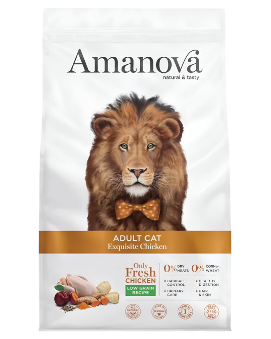 Image of Amanova Adult Cat – Exquisite Chicken [Вреќа 6кг]